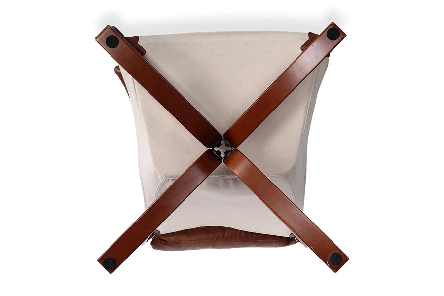 【クリアランス】【1点限り】ファルコンチェア スタンダード総本革オフホワイト