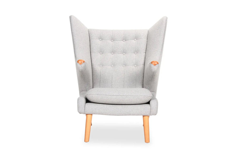 【クリアランス】【1点限り】テディベアチェア ハイグレードファブリック ブルー