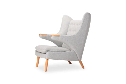 【クリアランス】【1点限り】テディベアチェア ハイグレードファブリック ブルー