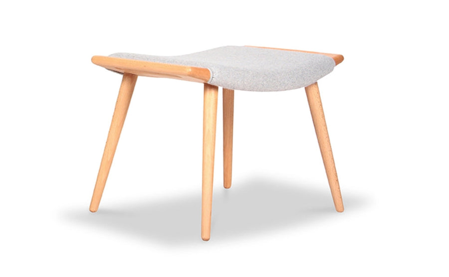 【クリアランス】【1点限り】テディベアオットマン ハイグレードファブリック ブルー